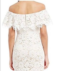 Eliza J white lace dress